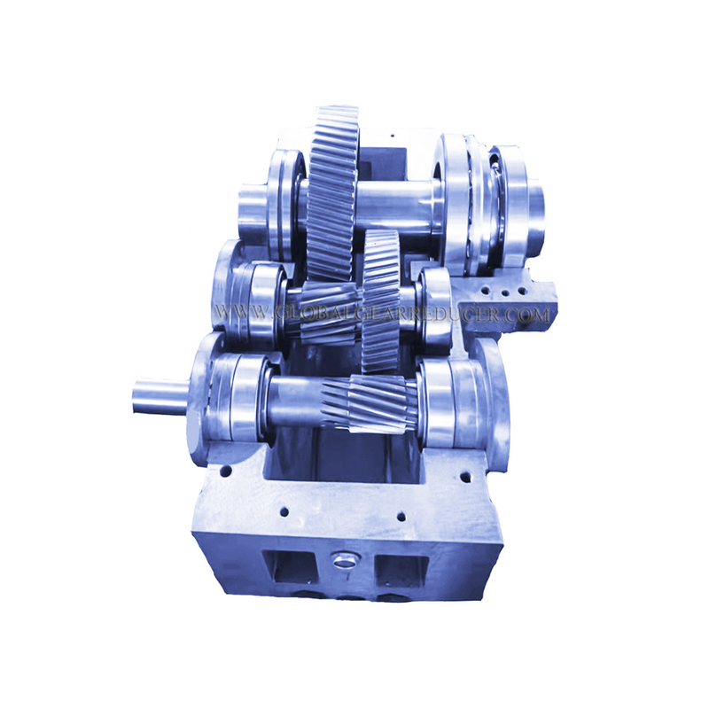 Horizontal ZLYJ Single Screw Gear Box  For Motor 22KW/30KW/55KW