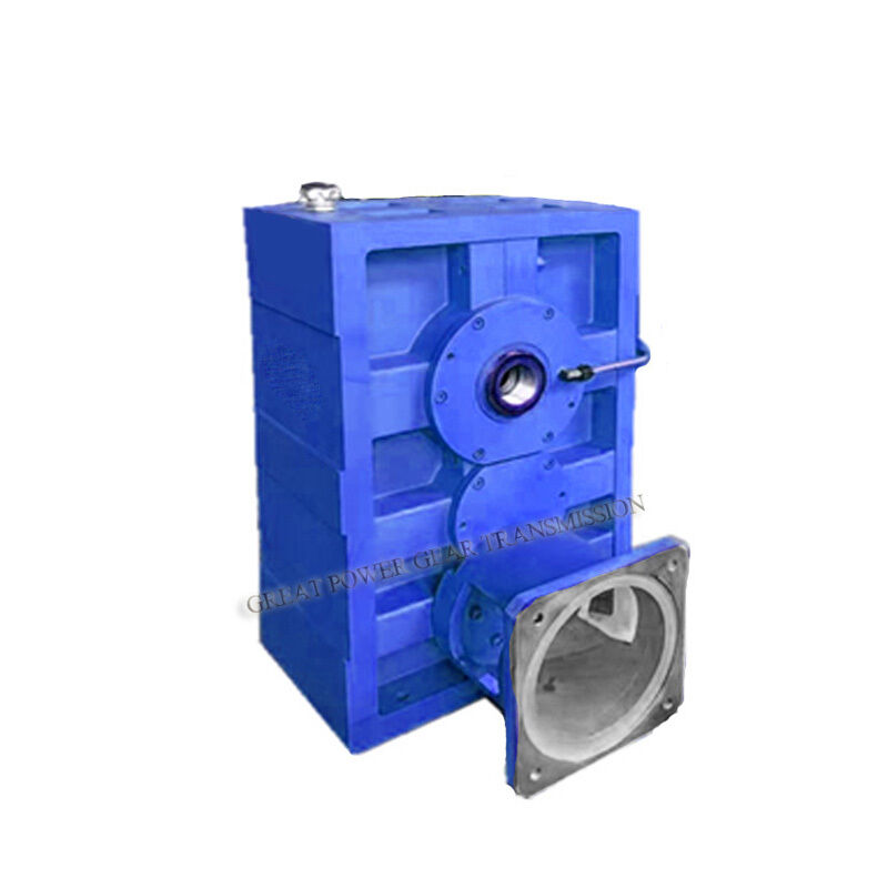 Vertical Single Screw Extruder Gear Box - ZLYJ200/ZLYJ225/ZLYJ250/ZLYJ280 - with Motor Connection and Forced External Cooler